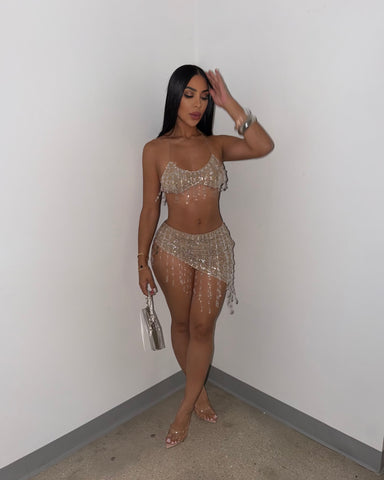 Champagne Afloat Coverup Set