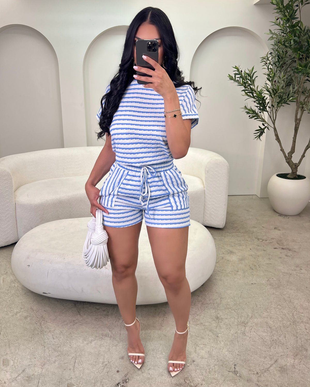 Blue Bliss Short Set