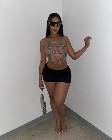 Basic Black Mini Skirt