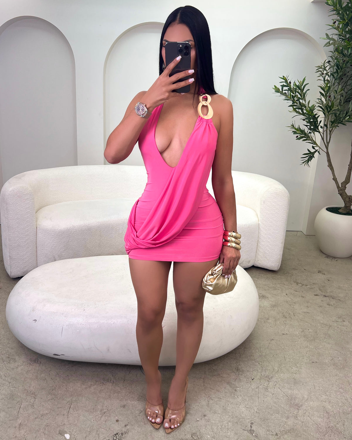 Pretty In Pink Drape Mini