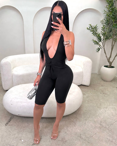 Not So Basic Capri Romper