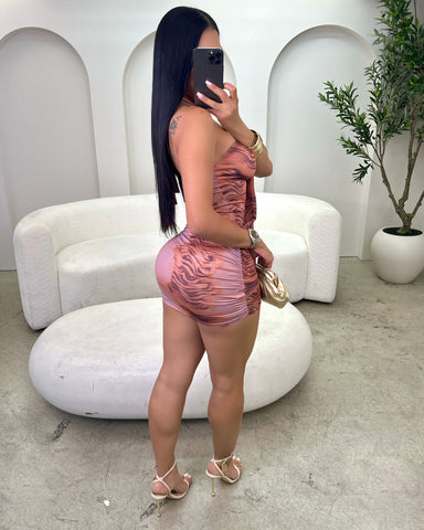 Sahara Glow Mini Dress