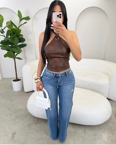 Rodeo Babe Leather Crop