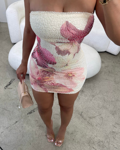 Floral Wish Beaded Mini
