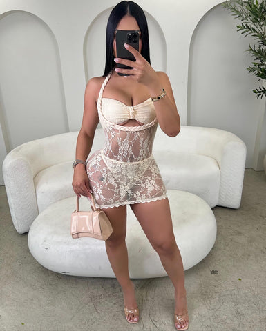 Barbie Girl Lace Set (Nude)