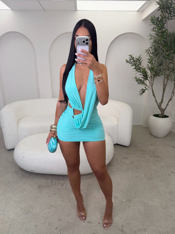 Turquoise Waters Cutout Mini