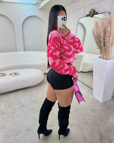 Pink Fuzz Sweater