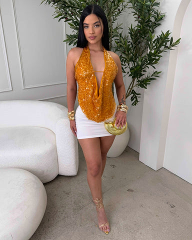 Basic White Mini Skirt