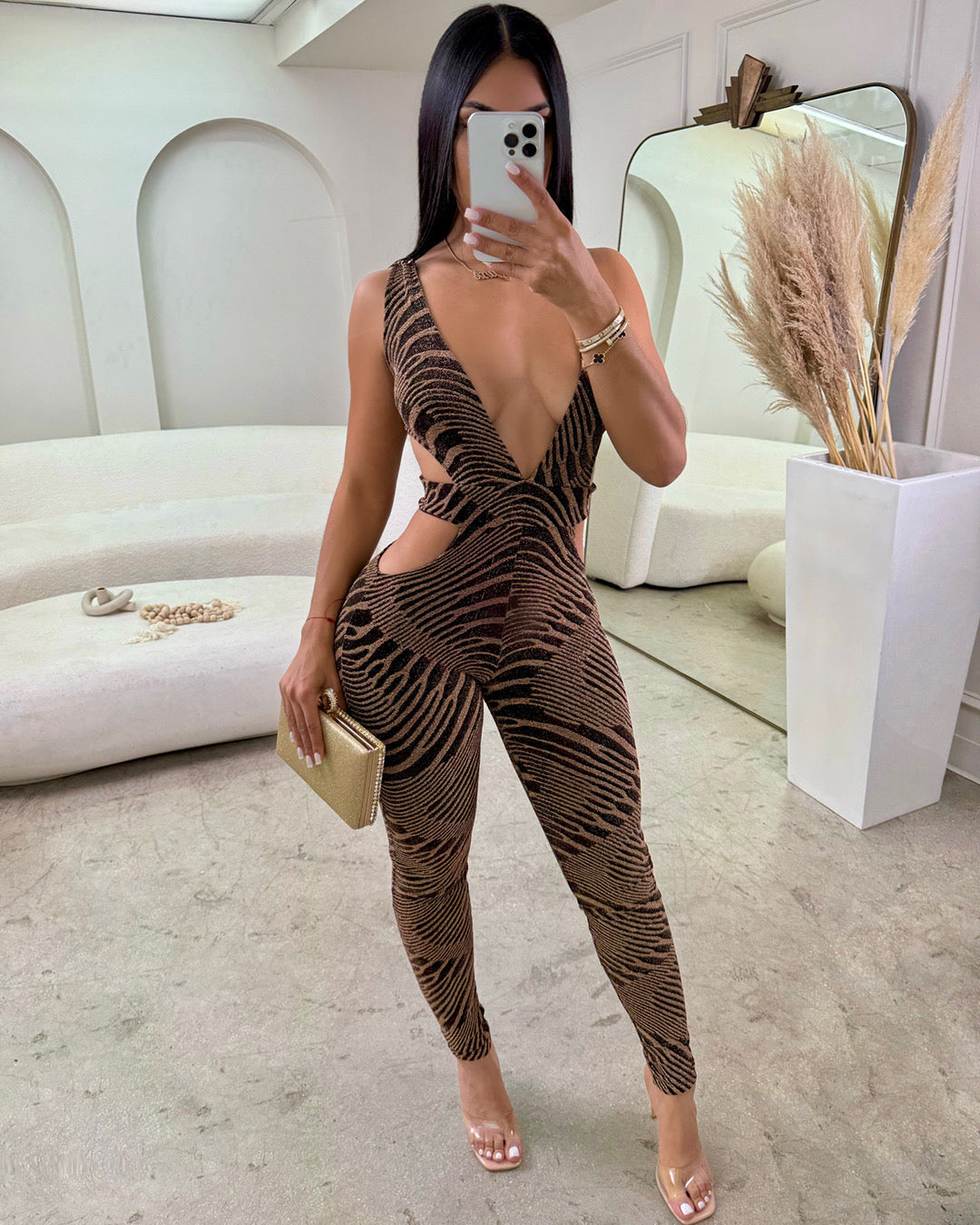 Came To Shine Cutout Jumpsuit