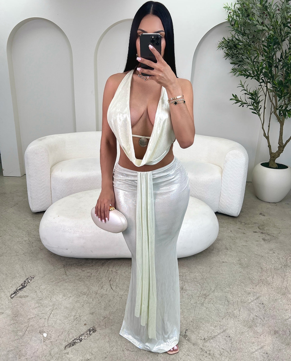 Got Me Glistening Maxi Set