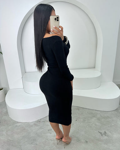 Aliyah Off Shoulder Midi