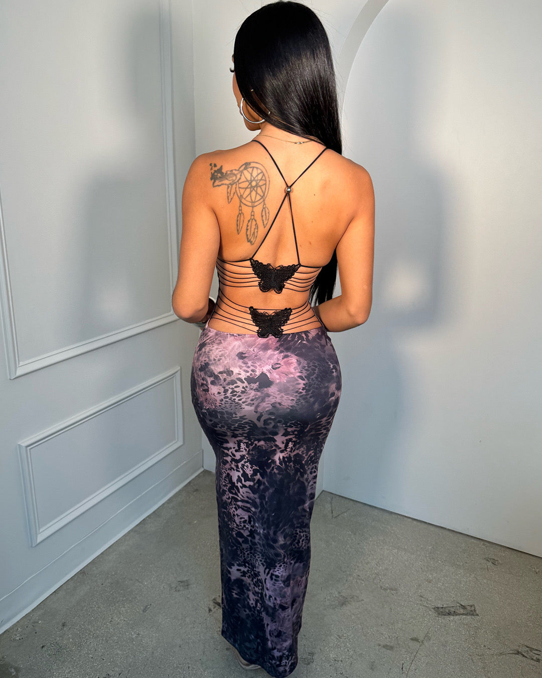 Butterfly Effect Maxi (Dark Print)