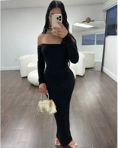 Anais Backless Maxi (Black)