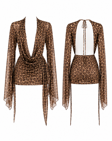 Sheer Love Mini (Leopard Print)
