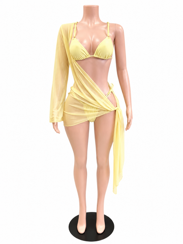 Lemon Sorbet 3 Pc Swim Set