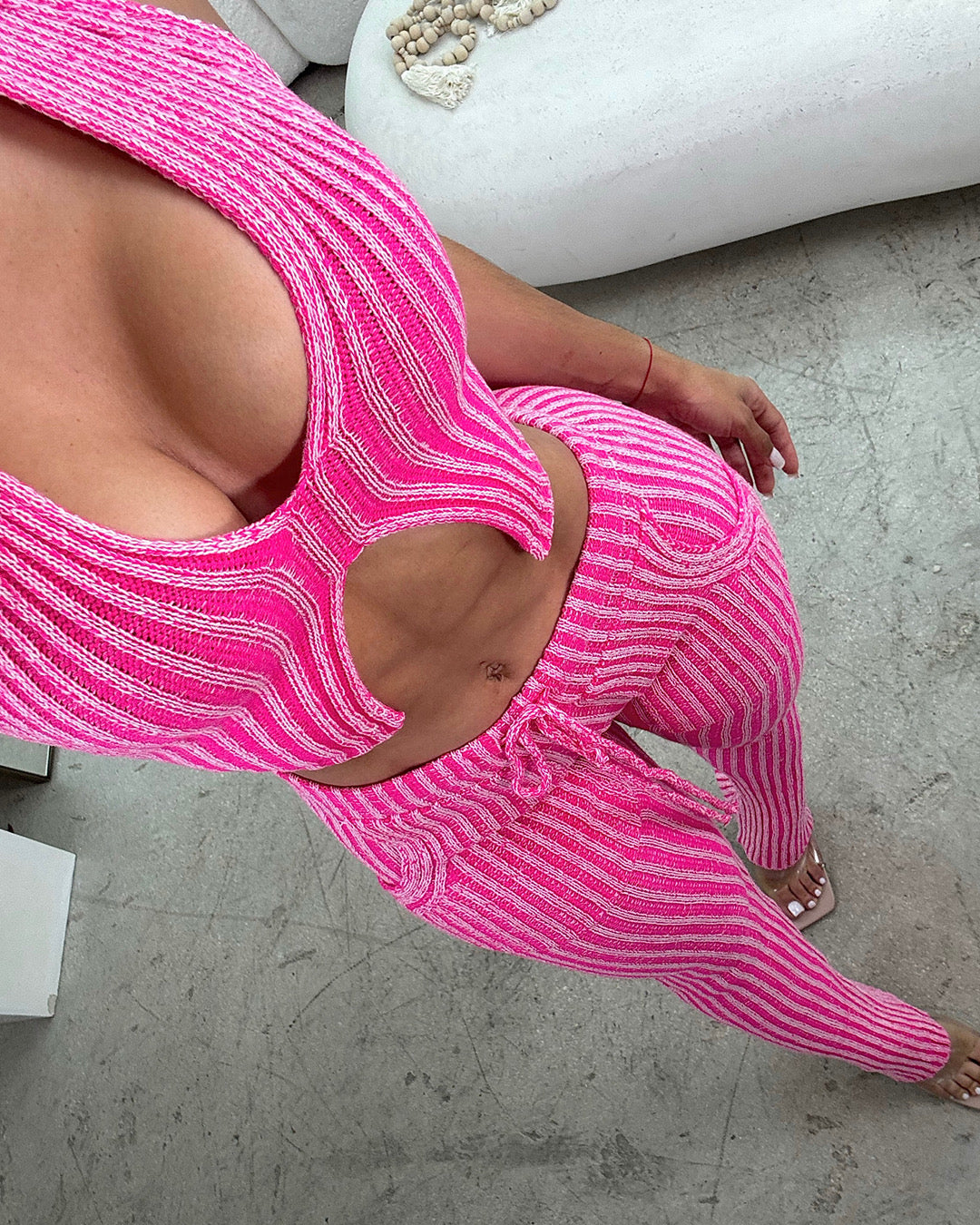 Up To Trend Lounge Set (Pink)