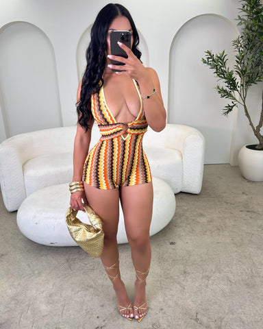 Sunset Crush Romper