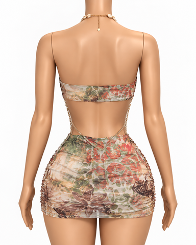 Amazonia Chain Mini Dress