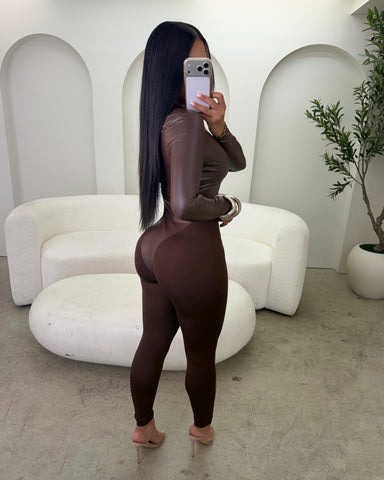 Mocha Temptation Jumpsuit